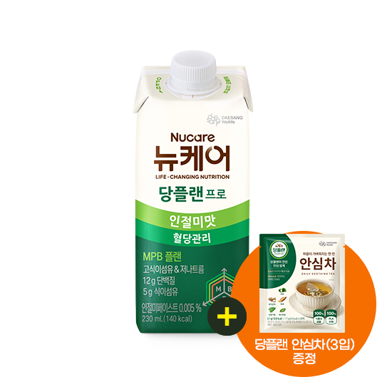 [당플랜 특별대전] 당플랜 프로 인절미맛 230ml (24팩) + 당플랜 안심차 (3입) 증정_2