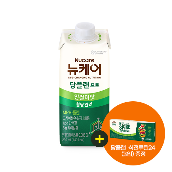 [당플랜 특별대전] 당플랜 프로 인절미맛 230ml (24팩) + 당플랜 노스파이크 식전루틴 24 (3입) 증정_2