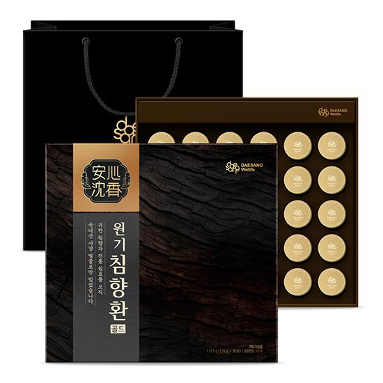 [웰니스 레터] 원기 침향환 골드 (3.75g x 30환) + 꿀 자몽 홍삼 (3입) 증정_2