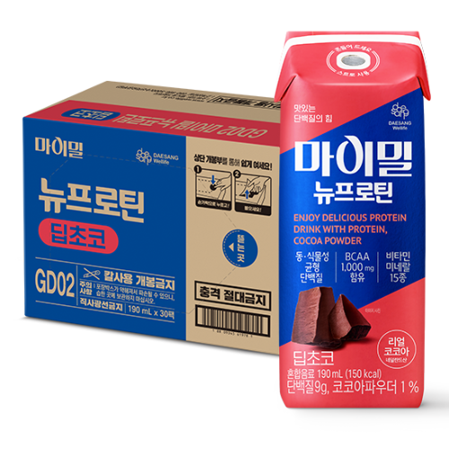 마이밀 뉴프로틴 딥초코 190ml (30팩)