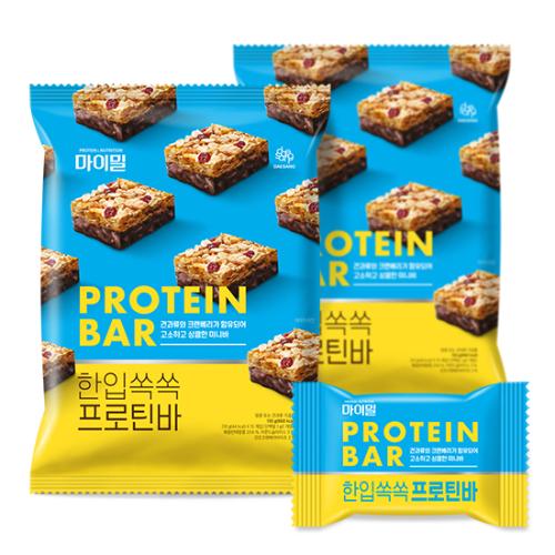 마이밀 한입쏙쏙 프로틴바 (15입)x2봉지 
