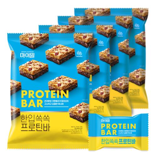  마이밀 한입쏙쏙 프로틴바 (15입)x4봉지
