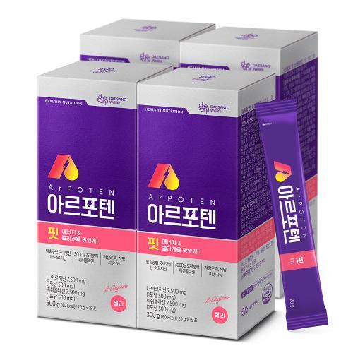 아르포텐 핏 300g(20gx15포)X4 /60일분