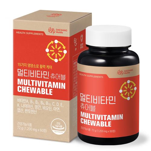멀티비타민 츄어블 (1,200 mgx60정) /60일분