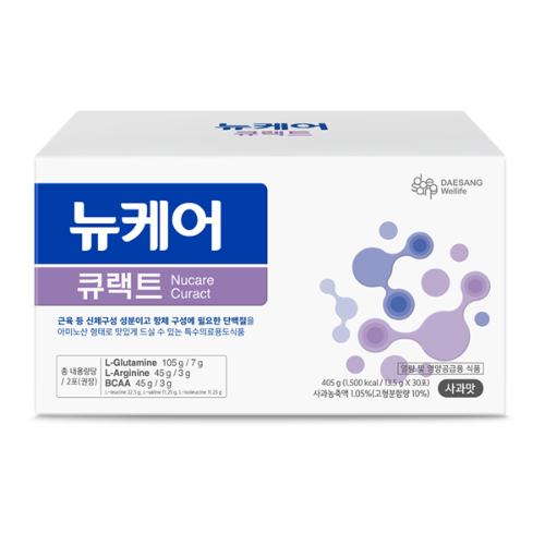 뉴케어 큐랙트 405g (13.5 gx30포)