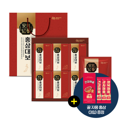[웰니스 레터] 홍삼 대보 (40 mlx24포) + 꿀 자몽 홍삼 (3입) 증정