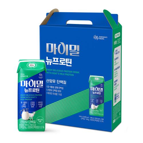 마이밀 뉴프로틴 산양유 단백질 190ml (16팩) 