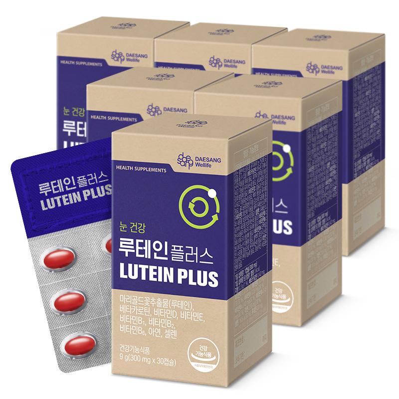 루테인 플러스 (300 mgx30캡슐)X6 /180일분_1