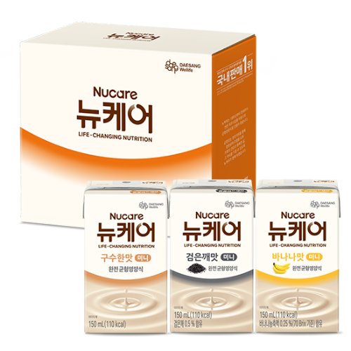 [체험팩] 뉴케어 미니 3종 체험팩 (미니 구수한맛/검은깨맛/바나나맛)