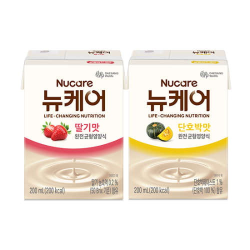 뉴케어 딸기맛 200ml (30팩) + 단호박맛 200ml (30팩)