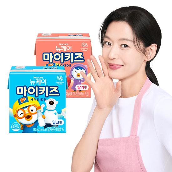 뉴케어 마이키즈 밀크맛 150ml (24팩) + 딸기맛 150ml (24팩)_1