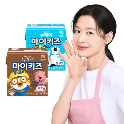 뉴케어 마이키즈 밀크맛 150ml (24팩) + 초코맛 150ml (24팩)