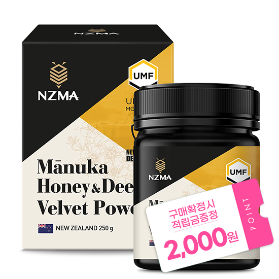 [W-위크 특가] NZMA 녹용 마누카꿀 UMF 10+ / 250g