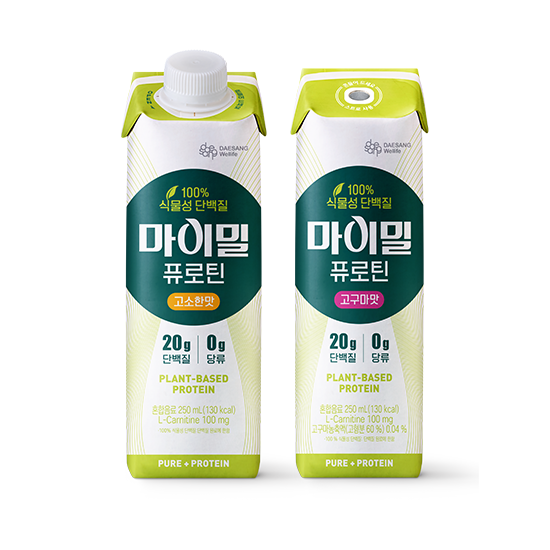 [마이밀 핫딜특가] 마이밀 퓨로틴 고소한맛 250ml (24입) + 고구마맛 250ml (24입) / 소비기한 25.09.26까지_1