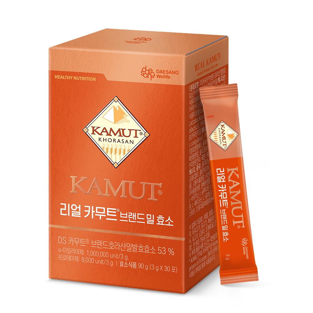 [웰니스 레터] 리얼 카무트 브랜드 밀 효소 3g (30포입) /30일분 + 꿀 자몽 홍삼 (3입) 증정 _2