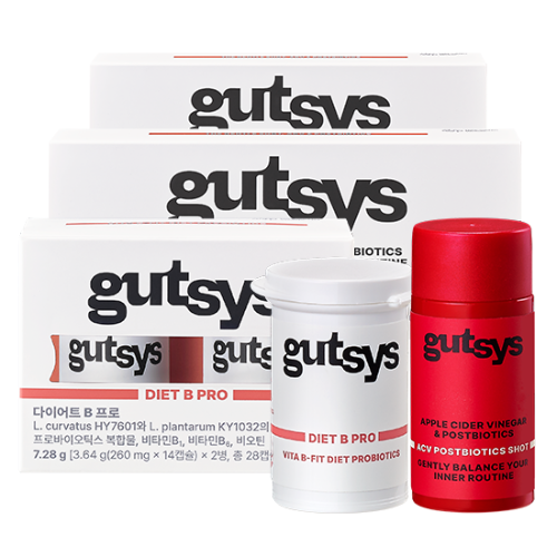 gutsys 것시스 다이어트 B 프로X1 + 것시스 애사비 포스트바이오틱스 샷X2