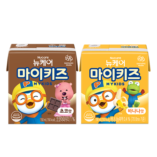 뉴케어 마이키즈 바나나맛 150ml (24팩) + 초코맛 150ml (24팩)