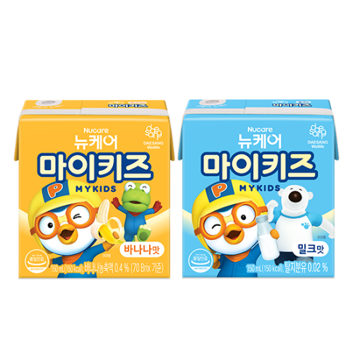 뉴케어 마이키즈 바나나맛 150ml (24팩) + 밀크맛 150ml (24팩)