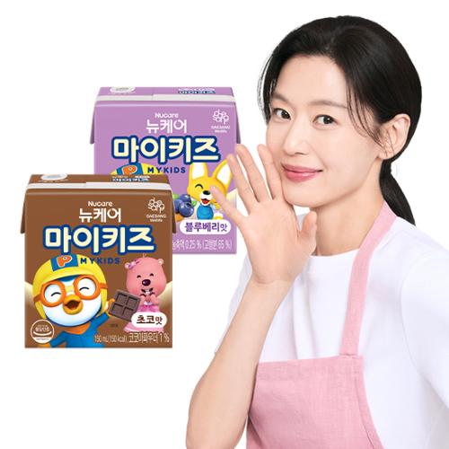 뉴케어 마이키즈 블루베리맛 150ml (24팩) + 초코맛 150ml (24팩)
