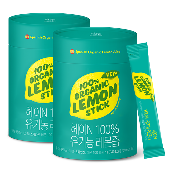 [2026 새해 루틴 특가] 헤이N 100% 유기농 레몬즙 (20ml x 50포)X2 + 적립금 2,000원 증정_2