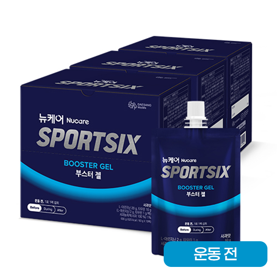 뉴케어 스포식스 부스터 젤 (60g×10팩)X3 + 적립금 3,000원 증정_2