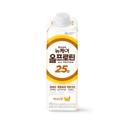 [뉴케어X마이밀 단백질 할인대전] 뉴케어 올프로틴 바나나맛 245ml (24팩) 