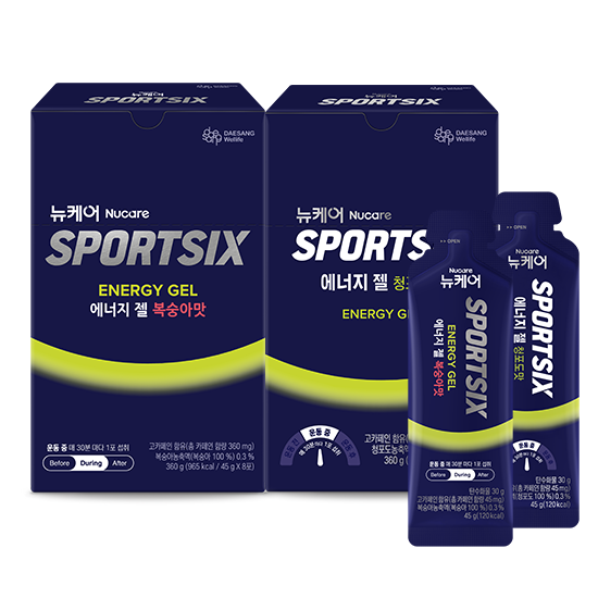 뉴케어 스포식스 에너지 젤 청포도맛 1EA + 복숭아맛 1EA_2