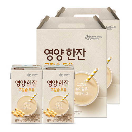 영양 한잔 고칼슘 두유 150ml (24팩)X2 / 48팩