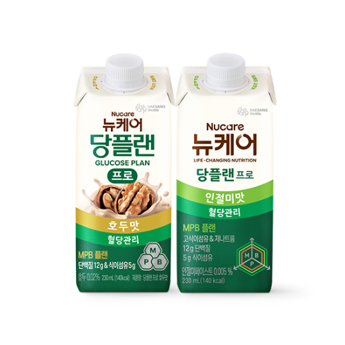 당플랜 프로 호두맛 230ml (24팩) + 프로 인절미맛 230ml (24팩) 