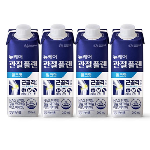 뉴케어 관절플랜 밀크맛 200ml (96팩) 