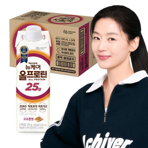 [정기배송] 뉴케어 올프로틴 고소한맛 245ml (24팩)