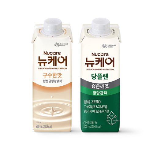 뉴케어 구수한맛 200ml (30팩) + 당플랜 검은깨맛 200ml (30팩) 