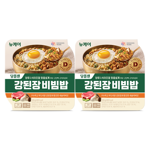 당플랜 강된장 비빔밥 320g (2EA) 유통기한 : 25-11-5