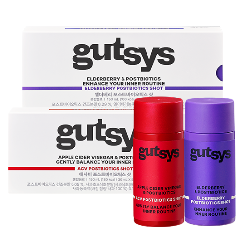 gutsys 것시스 애사비 포스트바이오틱스 샷 (30 mL×5병) + 엘더베리 포스트바이오틱스 샷 (30 mL×5병) 