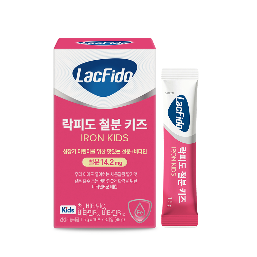 락피도 철분 키즈 1박스(30일분) + 적립금 1,000원 증정 + 티니핑 아르기닌 스틱 젤리 1개 증정_3
