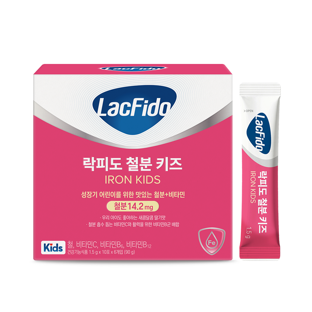 락피도 철분 키즈 1박스(60일분) + 적립금 1,000원 증정 + 티니핑 아르기닌 스틱 젤리 1개 증정_3