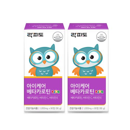 락피도 아이케어 베타카로틴 (1,000 mgx90정)X2 /180일분
