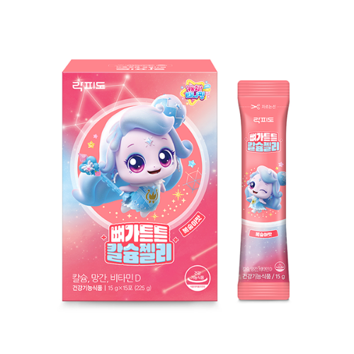 락피도 캐치티니핑 시즌5 뼈가튼튼 칼슘젤리 (15포) /15일분