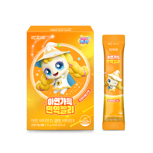 락피도 캐치티니핑 시즌5 아연가득 면역젤리 (15포) /15일분