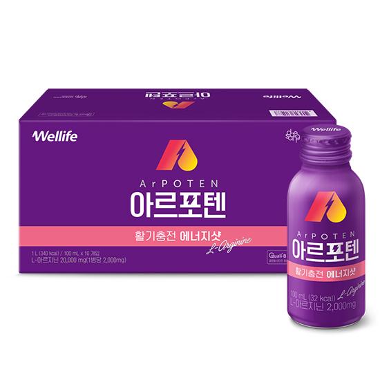 [비밀특가] 아르포텐 에너지샷 (100ml X 10개입)