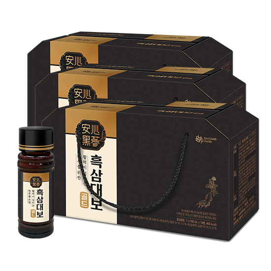 [다다익선 특가] 흑삼 대보 골드 (100 mlx10병입)X3 /30일분 + 적립금 2,000원 증정 _2