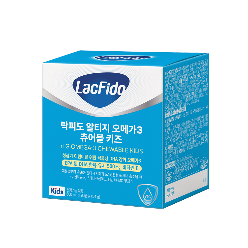 락피도 알티지 오메가3 츄어블 키즈 (90캡슐)X2 /30일분 + 적립금 2,000원 증정 + 티니핑 아르기닌 스틱 젤리 1개 증정_4