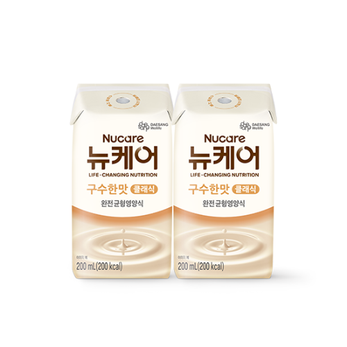 [뉴케어 8월 특가] 뉴케어 구수한맛 클래식 (빨대형_플라스틱절감) 200ml (48팩)