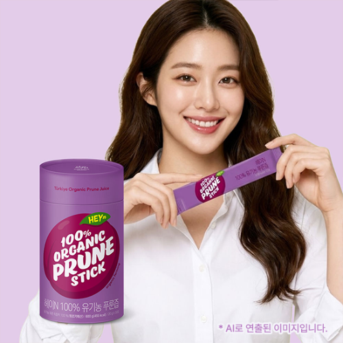 헤이N 100% 유기농 푸룬즙 1박스 (30포) + 적립금 1,000원 증정 + 티니핑 아르기닌 스틱 젤리 1개 증정