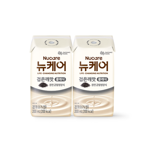 [뉴케어 8월 특가] 뉴케어 검은깨맛 클래식 (빨대형_플라스틱절감) 200ml (48팩)