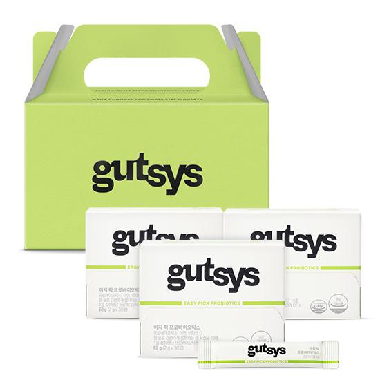 Gutsys 것시스 이지 픽 선물세트 (이지 픽 프로바이오틱스 x3) /90일분 