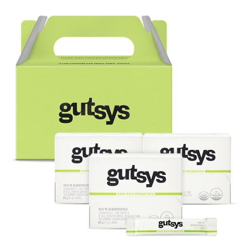 Gutsys 것시스 이지 픽 선물세트 (이지 픽 프로바이오틱스 x3) /90일분 