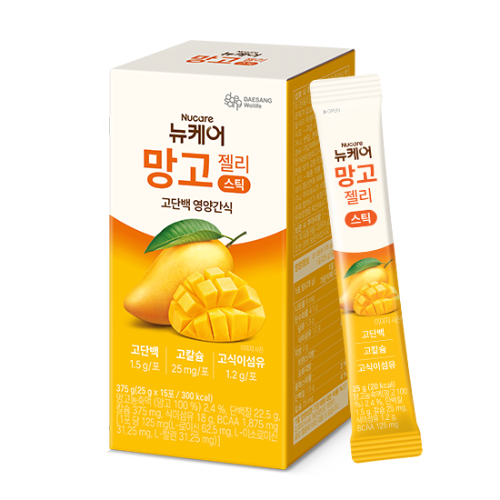 [핫딜특가] 뉴케어 망고젤리 스틱 (25g x 15포)