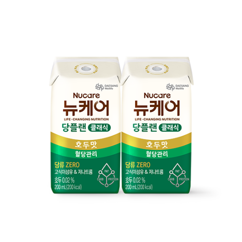 [뉴케어 8월 특가] 당플랜 호두맛 클래식 (빨대형_플라스틱절감) 200ml (48팩) 
