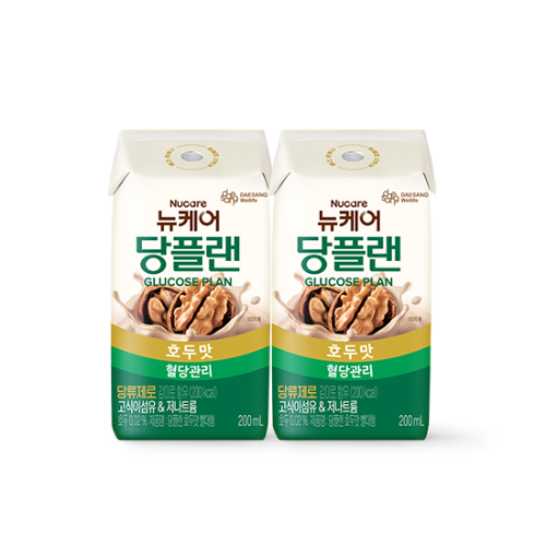 당플랜 호두맛 빨대형 200ml (48팩) 